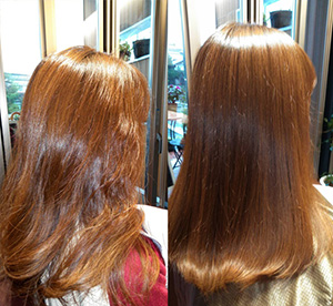富山の女性の髪質改善